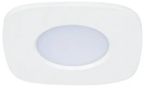 LED lámpatest , spot , RGB , CCT , dimmelhető , süllyesztett , négyzet , fehér , 7.7W , IP65 ,  LUTEC CONNECT , RINA