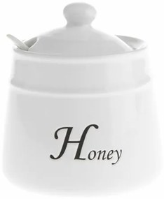 Kerámia Honey mézesüveg kanállal, 530 ml