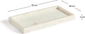 Márvány dekoratív tálca 18x35 cm Serela – Kave Home