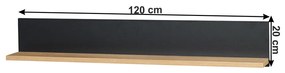 Polc typ 10 Siralla (lefkas tölgy + fekete). 1016690