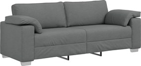 vidaXL Kanapé Sötétszürke 219 x 80 x 82 cm szövet
