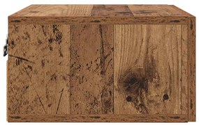 Éjjeliszekrény fiókkal 2 pcs Régi fa 35 x 35 x 20 cm Faanyag