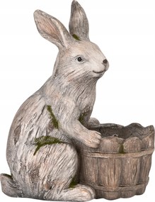 Nyuszi figura 36 cm, fedéllel