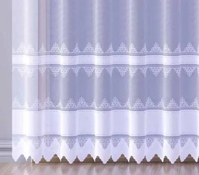 Mg Függöny 618/479 Fehér 200x180cm Kész Szalaggal M