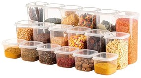 Élelmiszertartó doboz szett 18 db-os Fresco – Hermia