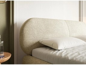 Franciaágy 180 cm Octave 180B (ágyráccsal) (bézs + fekete) . 1099937