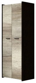 Mokka 01 Kétajtós gardróbszekrény canterbury tölgy - country szürke tölgy