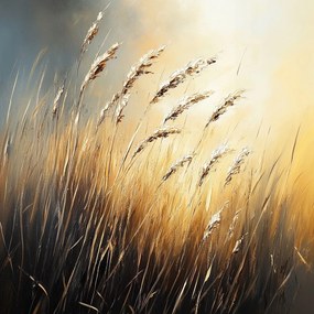 VĂĄszonkĂ©p Canvas TermĂ©szet FƱ Gabona KalĂĄsz MezĆ RĂ©t Sztyepp SzĂ©l 40x40