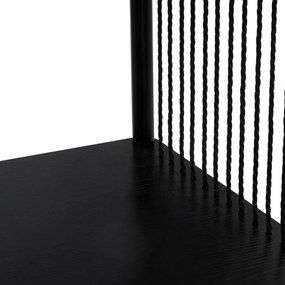 Fekete dohányzóasztal 40x80 cm Manila – Casa Selección