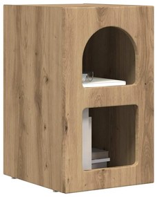 Éjjeli asztal 2 pcs Artisan tölgy 29.5 x 35 x 50 cm Faanyag