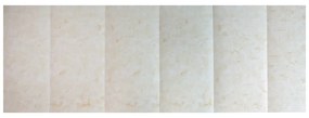 Fali öntapadós panel szett 6 db-os 60x30 cm Cream Onyx – SP TREND