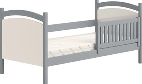 Amely gyerekágy, szárazon törölhető rajztáblával - szürke / 80x180