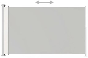 krémszínű behúzható oldalsó terasznapellenző 180 x 300 cm