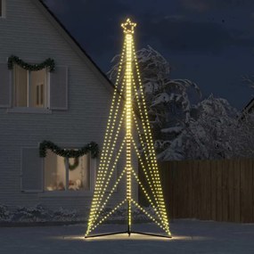 meleg fehér LED karácsonyfa 861 LED 478 cm