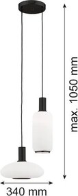 Argon SAGUNTO 7214 Függőlámpa 2x15W/E27 IP20