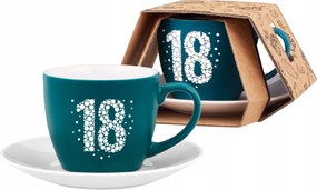 Emlék Ajándék 18. Születésnapra Lánynak Fiúnak Bögre Szett