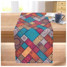 Asztali futó 40x130 cm Mandala Tiles – Mila Home