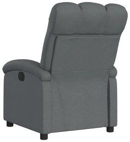 sötétszürke szövet relaxfotel