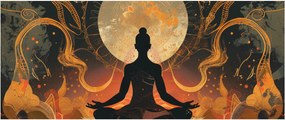 Kép - Meditáció (120x50 cm)