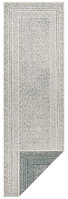 Berlin zöld-fehér kültéri futószőnyeg, 80x250 cm - Ragami