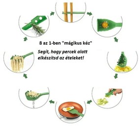 8 az 1-ben multifunkciós konyhai kiszedő