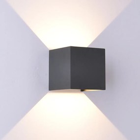 Mantra Davos XL kültéri fali lámpa 2x10 W szürke 7651