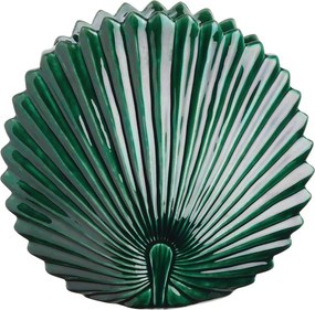 LEAF váza, sötétzöld 24cm