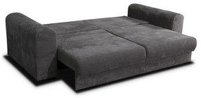 Extra tágas kanapé, szürke/világosszürke/bézs, GILEN BIG SOFA