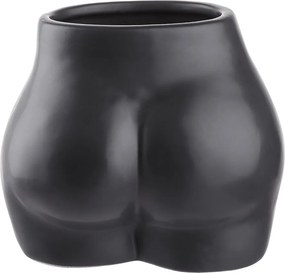 BOODY váza/kaspó 15cm, fekete