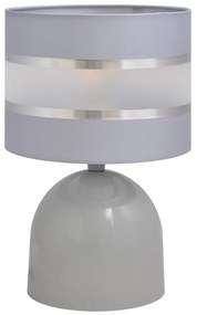 Helam Asztali lámpa HELEN 1xE27/60W/230V szürke/ezüst HE1272