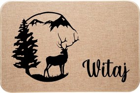 Vászon Lábtörlő Vadászathoz Vadászok Deer Forest