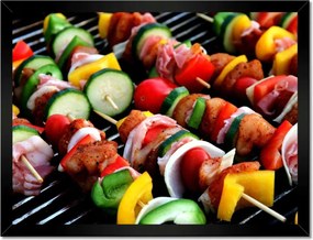 Poszterek keretben 40x30 Itt az ideje a grillezésnek