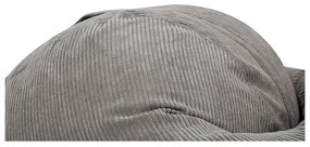 Fekete kordbársony babzsákfotel Roll 135 – SLOWDOWN