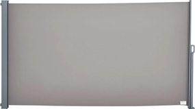 Outsunny Kihúzható Oldalsó Napernyő 300 x 160 cm, Kültéri Alumínium Szélvédő, Napvédelem, Kihúzható Magánéletvédő Képernyő Erkélyre, Kertbe, Teraszra,