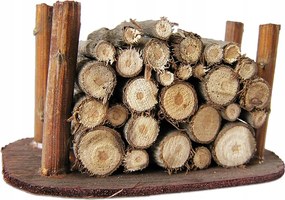 Kerek fa halom- 4,0cm magas 8-12cm-es figurákhoz