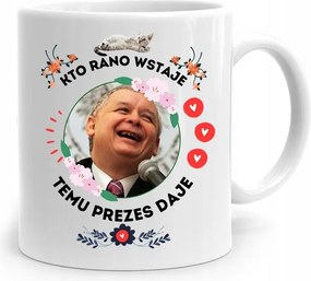 Vicces Bögre A Pis Elnökétől Jaroslaw Kaczynski fényképes nyomtatással
