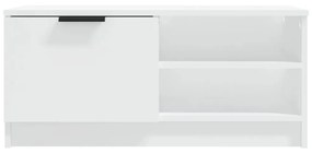 2 db fehér szerelt fa TV-szekrény 80 x 35 x 36,5 cm