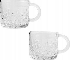 Mirra mintás csésze szett füllel, 2 db 0,08 l Homla