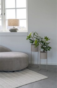 Rabo virágcserép, acél, homok, 2db