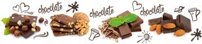 CHOCOLATE öntapadós konyhai poszter, 260x60 cm