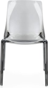 Szürke műanyag kerti szék Adele – Bizzotto