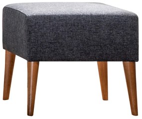 Zeni Puf Dark Grey zsámoly