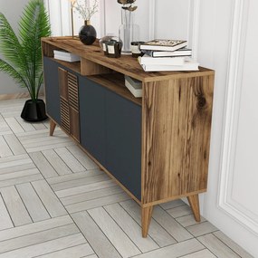 Milan 160 - Walnut, Anthracite
