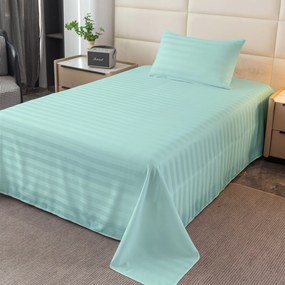 Hotel ágyneműhuzat mikroszálas 140x240 cm és párnahuzat 50x70 cm JASMINE, Mentás Rögzítés: Bújtatós