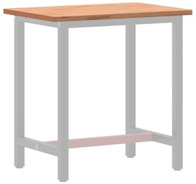 tömör bükkfa íróasztallap 80 x 55 x 2,5 cm