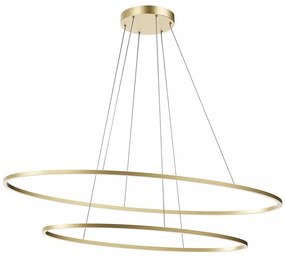 Redo 01-3300 - LED fényerőszabályozható kábeles függeszték LEO LED/115W/230V bronz