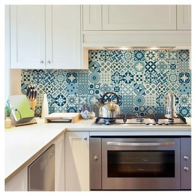 Wall Decal Cement Tiles Riana 60 db-os falmatrica szett, 10 x 10 cm - Ambiance