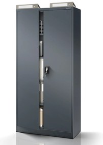 Fém iratszekrény JAN H, 900 x 1950 x 400 mm, antracit