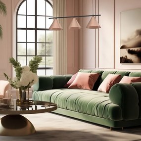 CAPITAL kábeles csillár 3xGX53/15W/230V rózsaarany