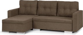 FELIX Kinyitható sarokkanapé Barna